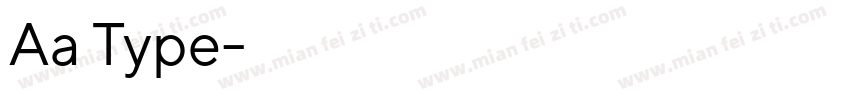 Aa Type字体转换